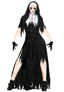 Women's Dreadful Nun Costume