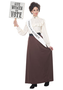 English Suffragette Women's Costume
