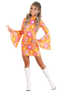 Women's Far Out Flower Costume Dress