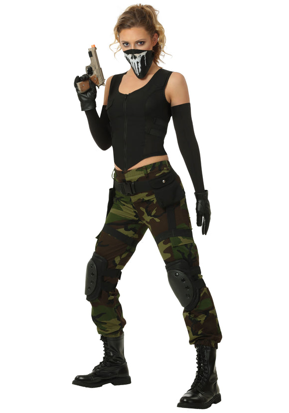 Women's Fighting Soldier Costume