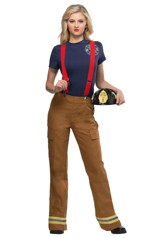 Fire Captain Plus Size Costume for Women