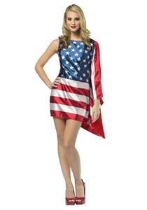 Flag Dress Costume for Women