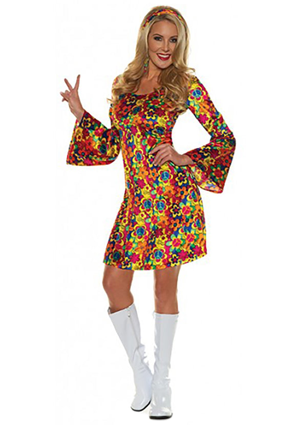 Women's Flower Child Hippie Costume