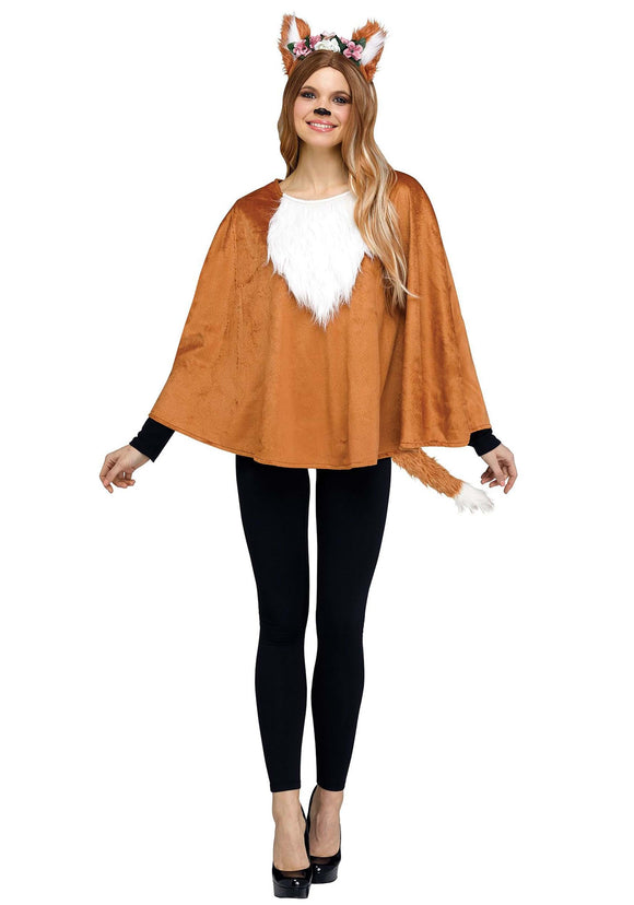 Fox Womens Poncho