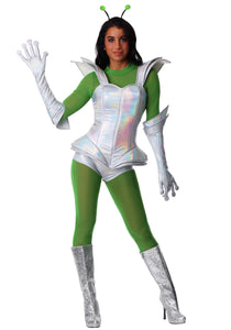 Galactic Alien Babe Costume for Women