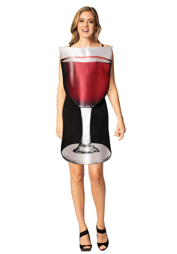 Glass of Red Wine Women's Costume | Best College Halloween Costumes