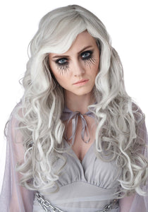 Gray Women's Glow In The Dark Wig