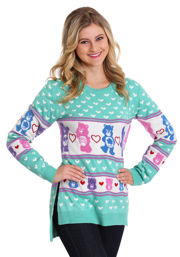 Hi-Lo Care Bears Ugly Christmas Sweater for Women