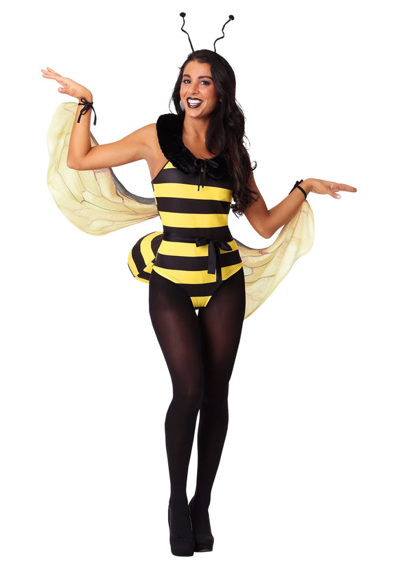 Women's Honey Bee Bodysuit Costume