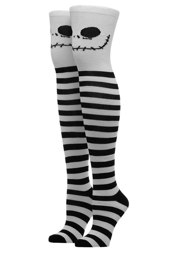 Jack Skellington Over The Knee Socks for Women