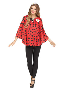 Women's Ladybug Poncho