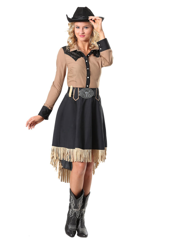 Lasso'n Cowgirl Plus Size Costume for Women 1X 2X