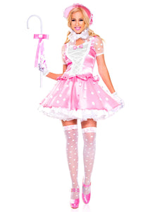 Women's Pink Little Bo Peep Costume