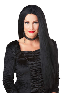 Long Black Women's Witch Wig