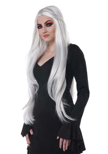 Women's White Long Wig