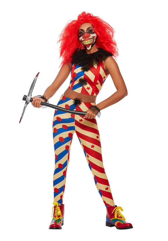 Malicious Clown Costume for Women