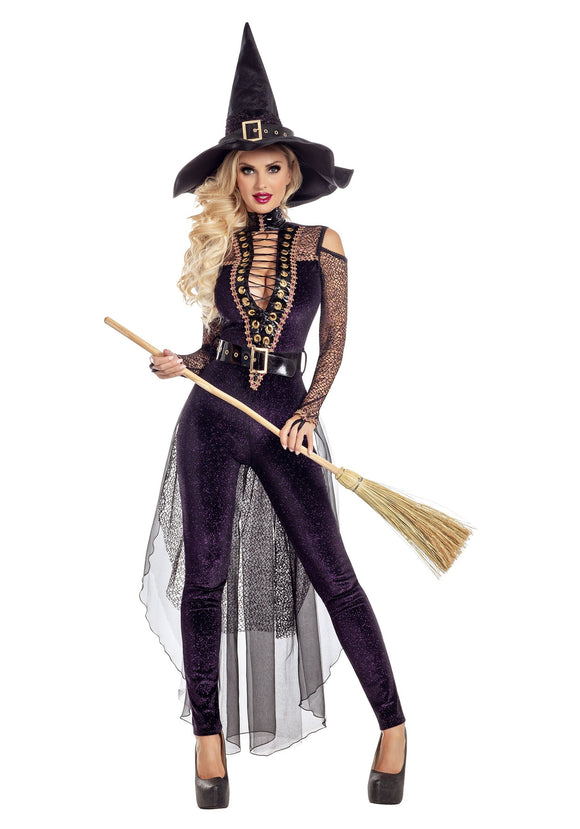 Midnight Violet Witch Women's  Costume