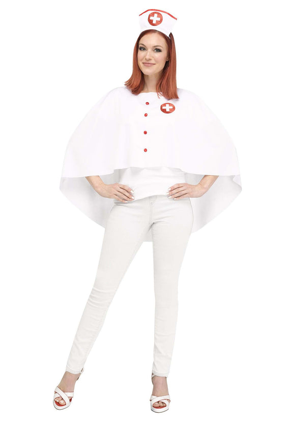 Women's Nurse Costume Poncho