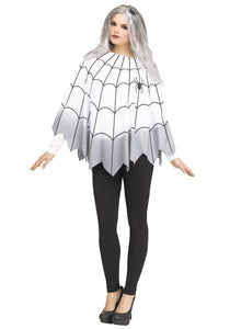 Ombre Spider Web Poncho for Women