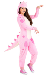 Pink Dinosaur Women's Onesie