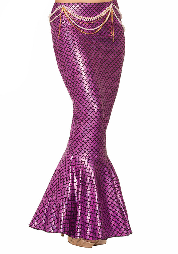 Pink Mermaid Fin Women's Skirt Costume