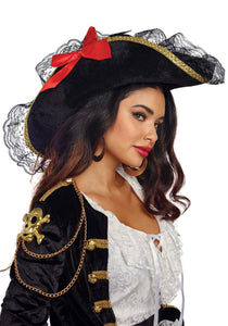 Women's Pirate Captain Costume Hat