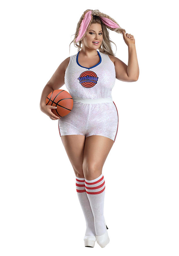 Plus Size Women's Basketball Bunny Costume