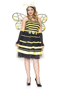 Women's Plus Size Bumble Bee Costume