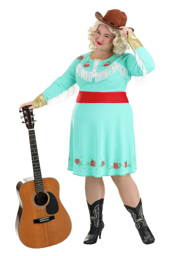 Plus Size Country Star Costume for Women