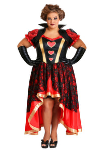 Dark Queen of Hearts Costume Women's Plus Size