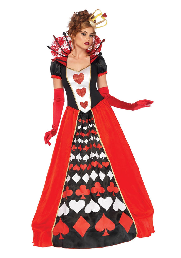 Plus Size Deluxe Queen of Hearts Costume for Women