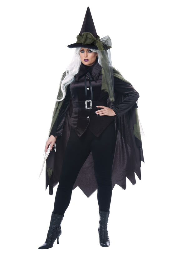 Plus Size Women's Gothic Witch Costume