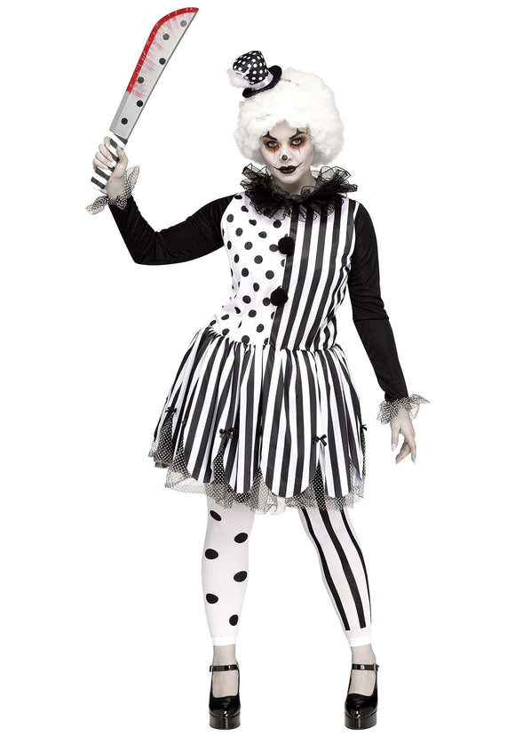 Plus Size Killer Clown Women's Costume