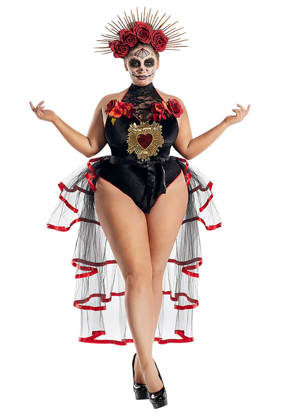 Plus Size La Muerta Costume for Women