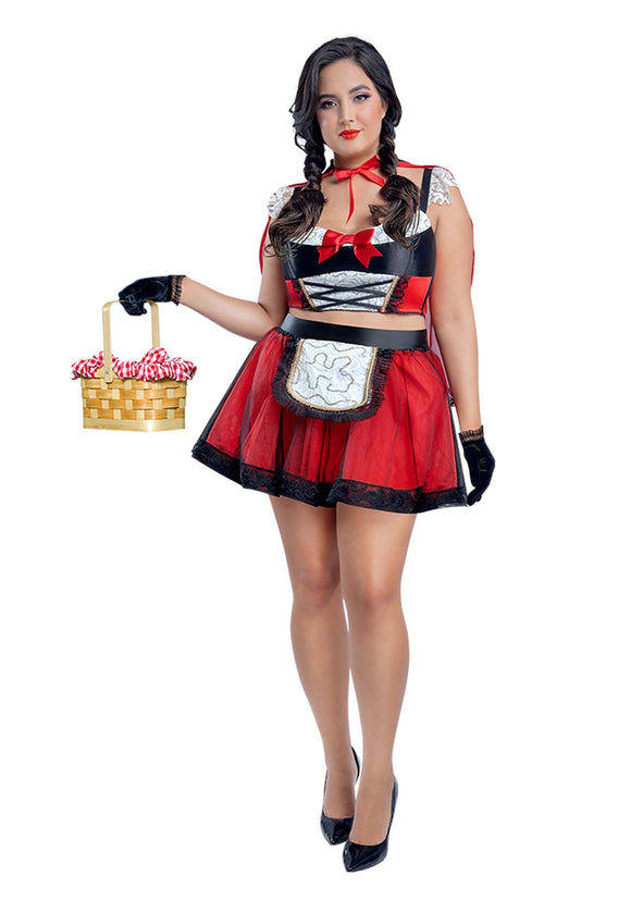 Plus Size Women's Little Red Costume