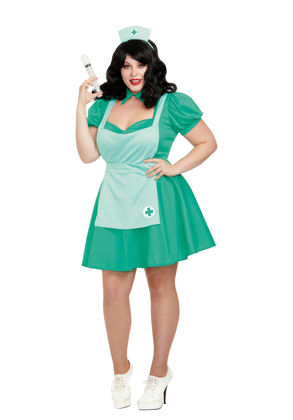 Plus Size Women's Nursie Costume