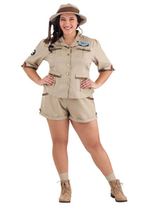 Plus Size Paleontologist Costume for Women