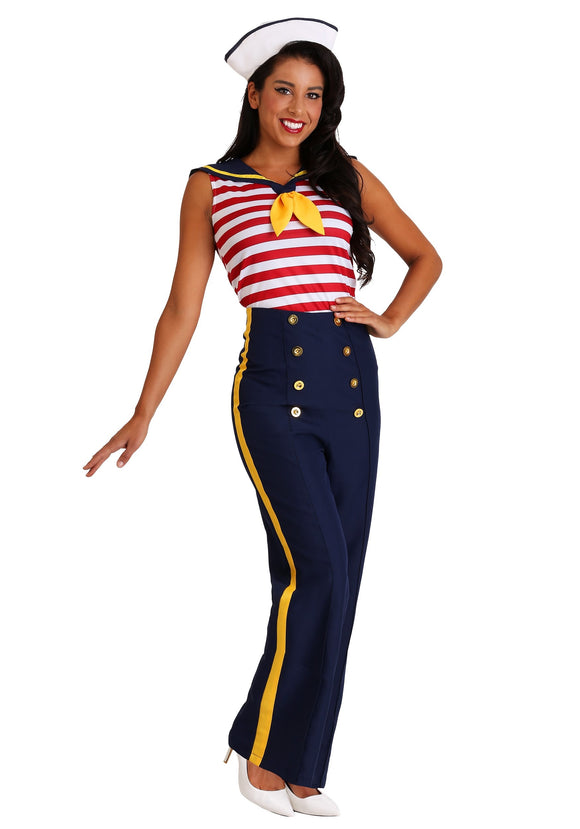 Perfect Pin Up Sailor Costume for Plus Size Women 1X 2X