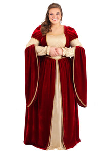 Plus Size Regal Renaissance Queen Women's Costume