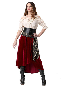 Roving Buccaneer Costume for Plus Size Women