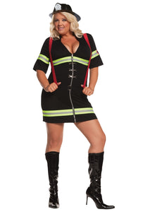 Plus Size Sexy Firegirl Costume