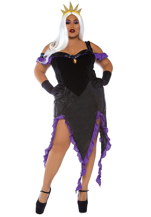 Plus Size Women's Sultry Sea Witch Costume