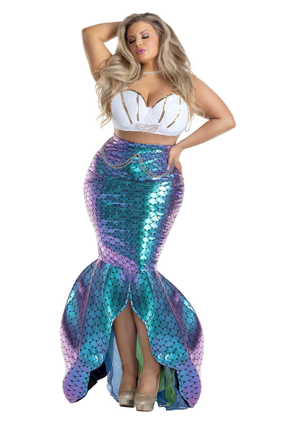 Plus Size Under the Sea Mermaid Women's Costume
