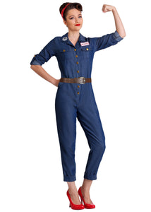 Plus Size Women's WWII Icon Costume | Patriotic Outfit