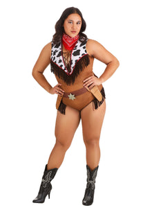 Plus Size Women's Wild West Hottie Costume