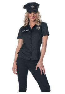 Women's Police Shirt Costume