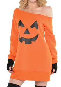 Pumpkin Off the Shoulder Tunic for Women