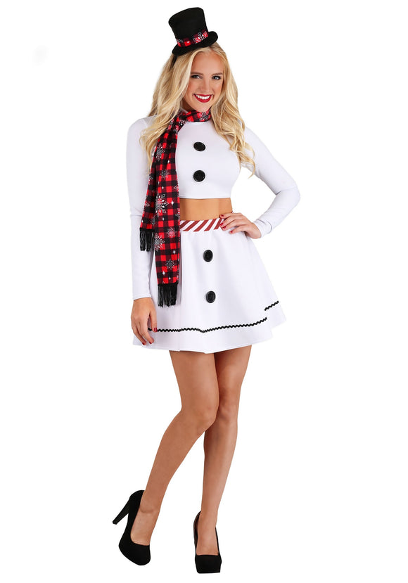 Sexy Christmas Snowman Costume for Women