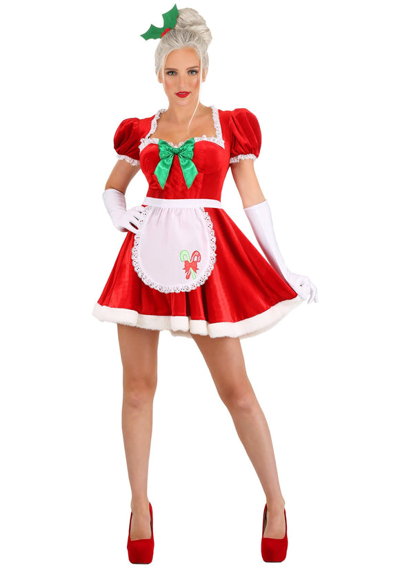 Sexy Classic Mrs. Claus Costume for Women