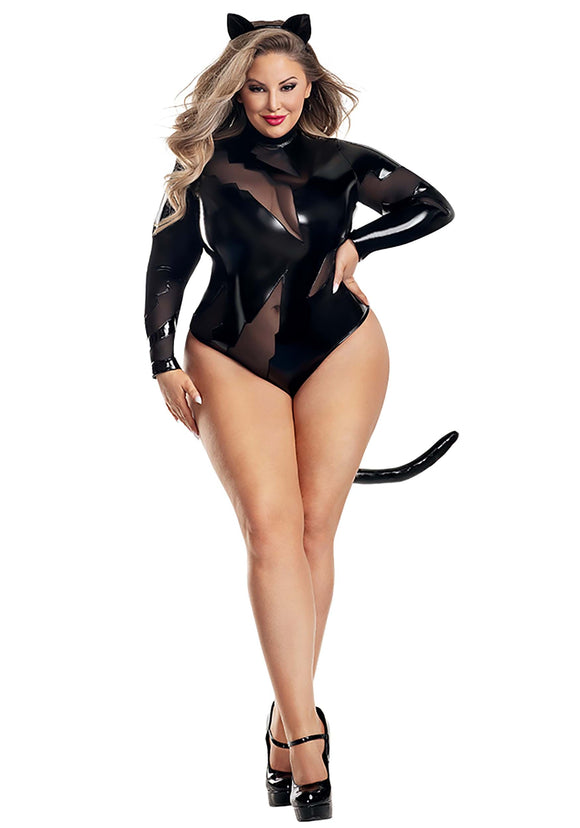 Women's Plus Size Cat Scratch Fever Costume